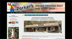 Desktop Screenshot of parkersindiantradingpost.com